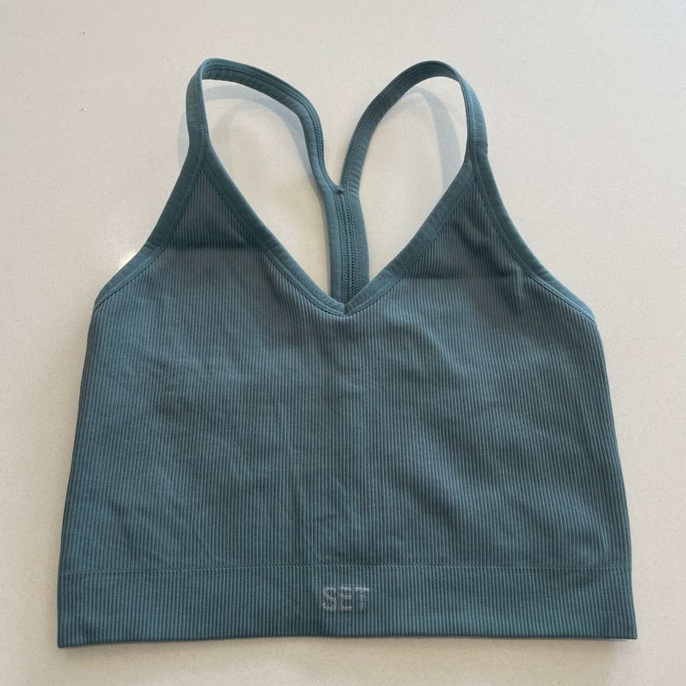 SET ACTIVE Sculptflex Ribbed V Bra